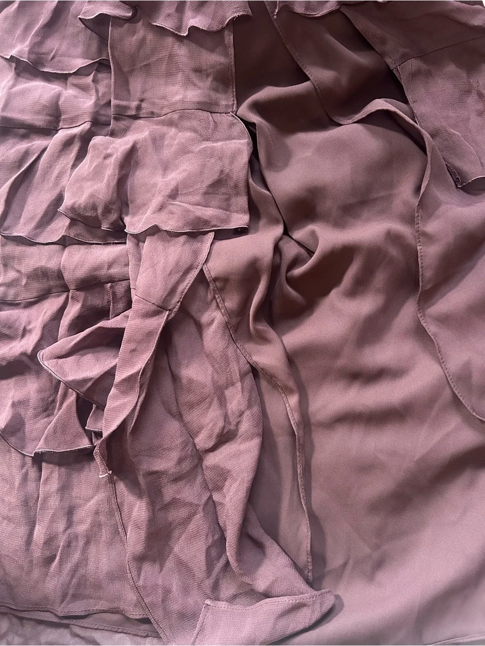 NWT (size small) MANGO HALTER DRESS WITH RUFFLES - Picture 9 of 9